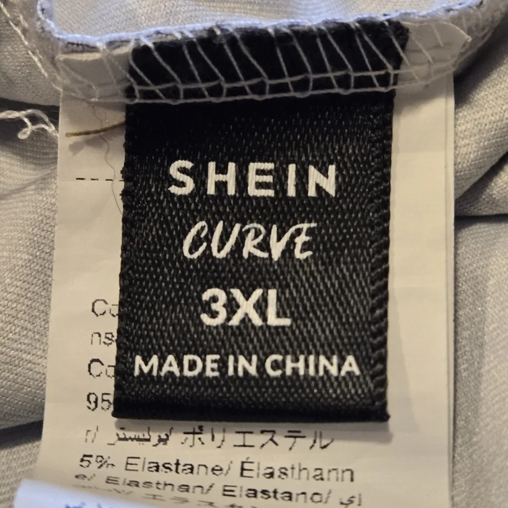 Shein 3XL Elegant Purple and Black Women's Cold Shoulder Maxi Dress Silky Soft - Picture 8 of 15